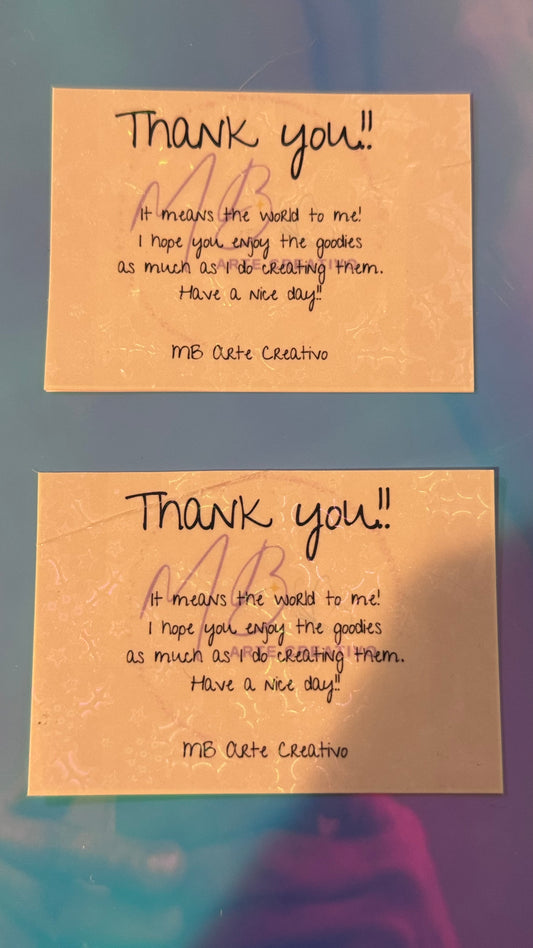 Thank you cards