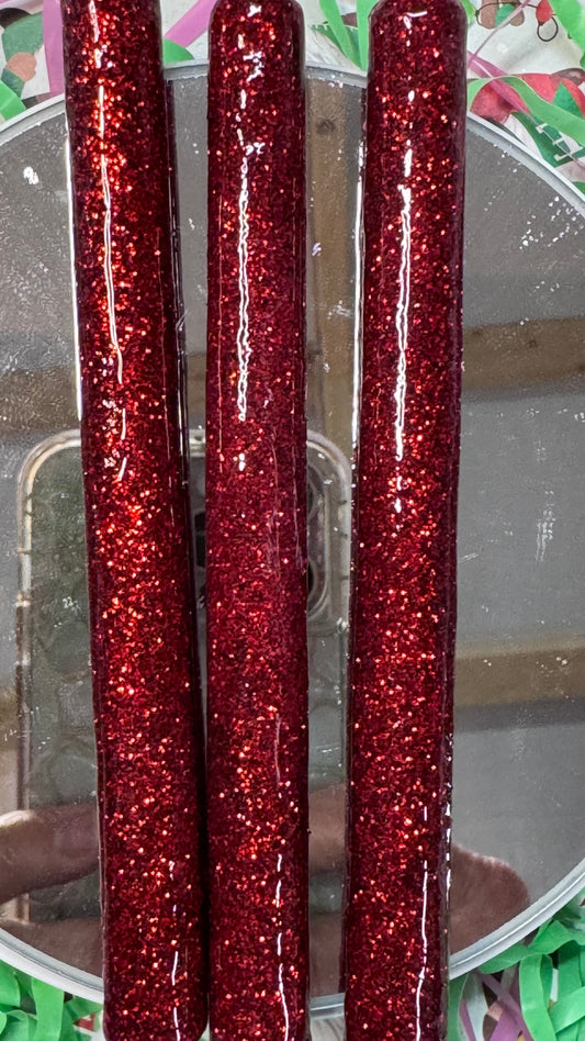 Red glitter