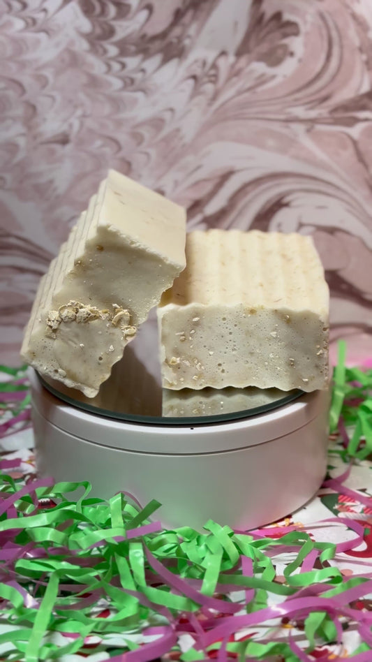 Oatmeal honey handmade soap